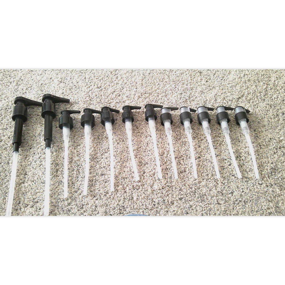 NIB bottle replacement pumps black tops, clear tubes